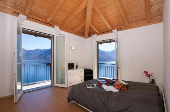 Luxury Penthouse With Big Terrace Apartment Argegno Luaran gambar