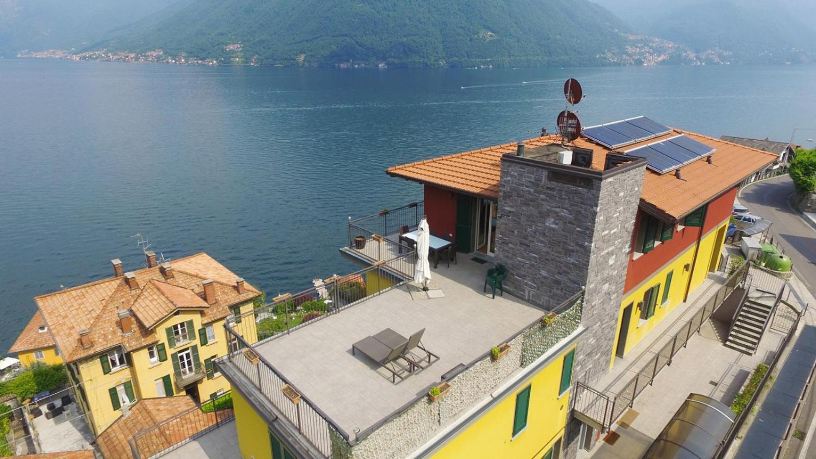Luxury Penthouse With Big Terrace Apartment Argegno Luaran gambar